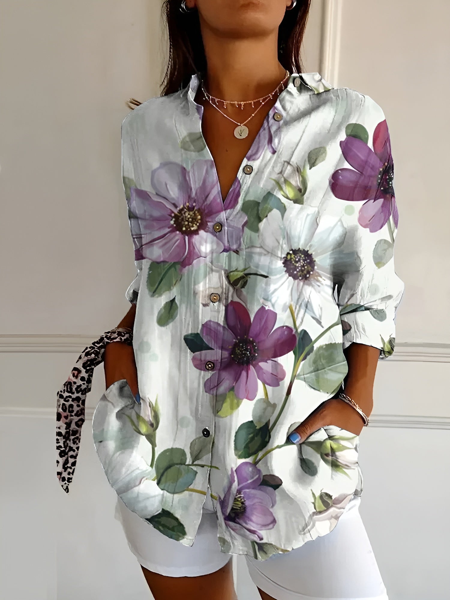 Amara™ | Floral Blouse