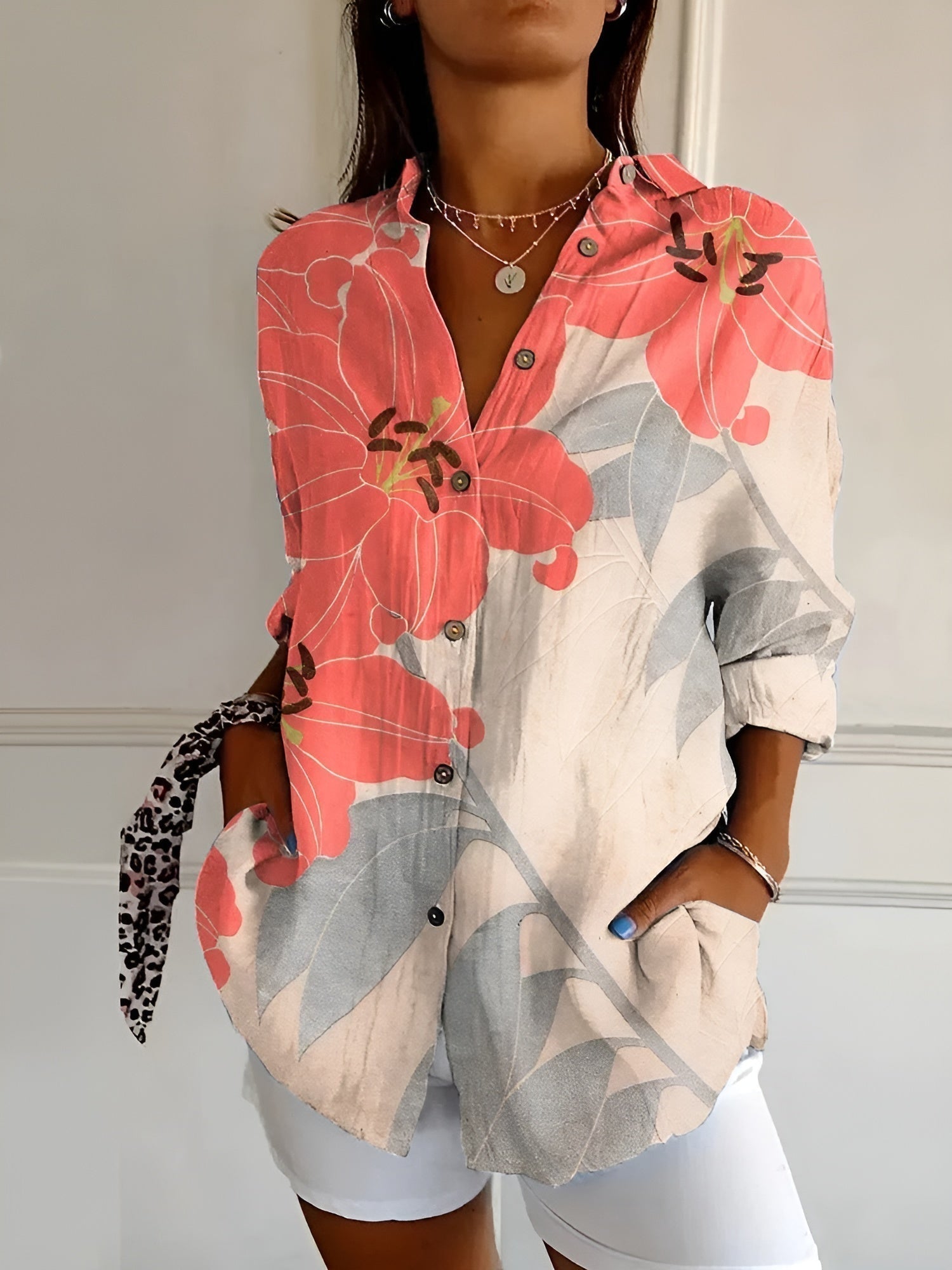 Amara™ | Floral Blouse