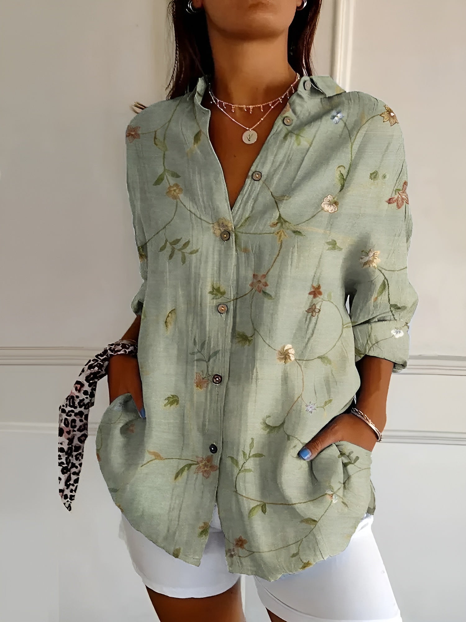 Amara™ | Floral Blouse
