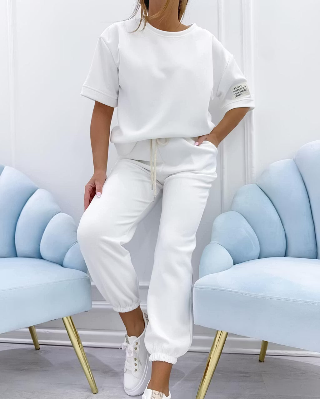 Daisy | Loose Top & Ankle Trouser Set