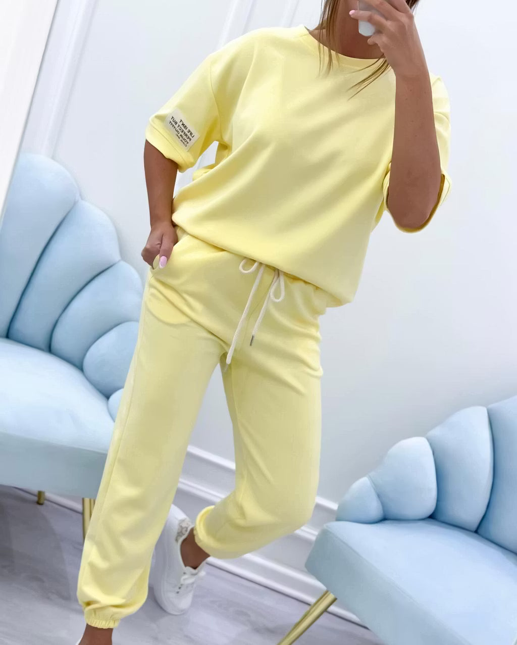 Daisy | Loose Top & Ankle Trouser Set