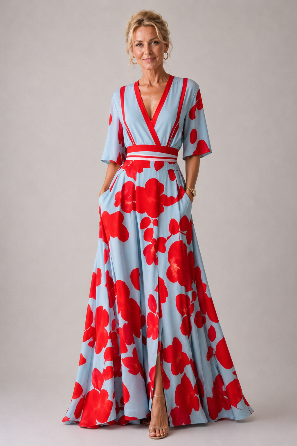 Genevieve | Belted Floral Dress
